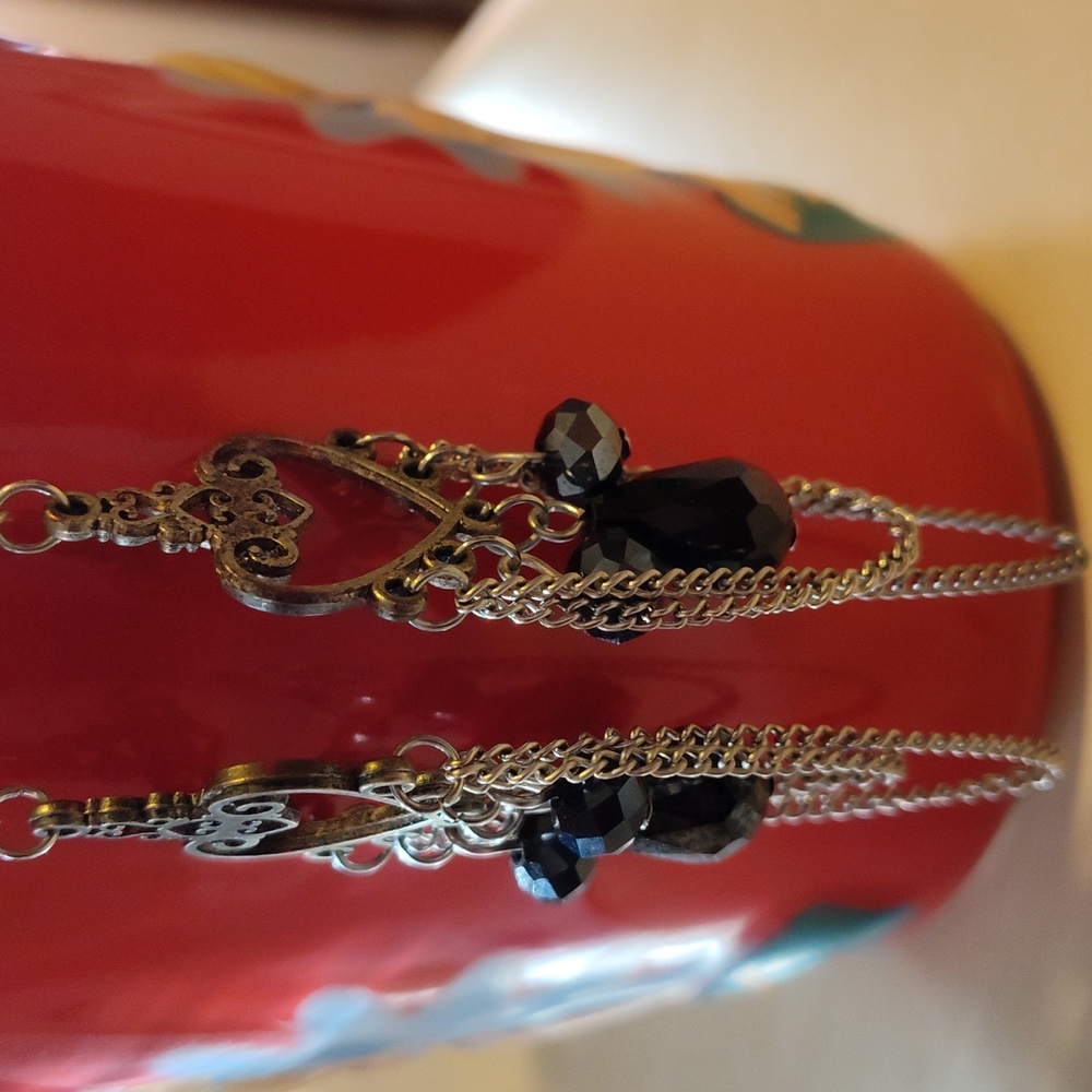 Heart Dangle Earrings